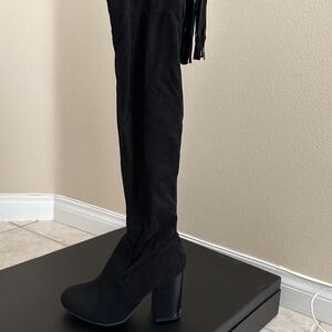 Black Over-the-Knee Boots